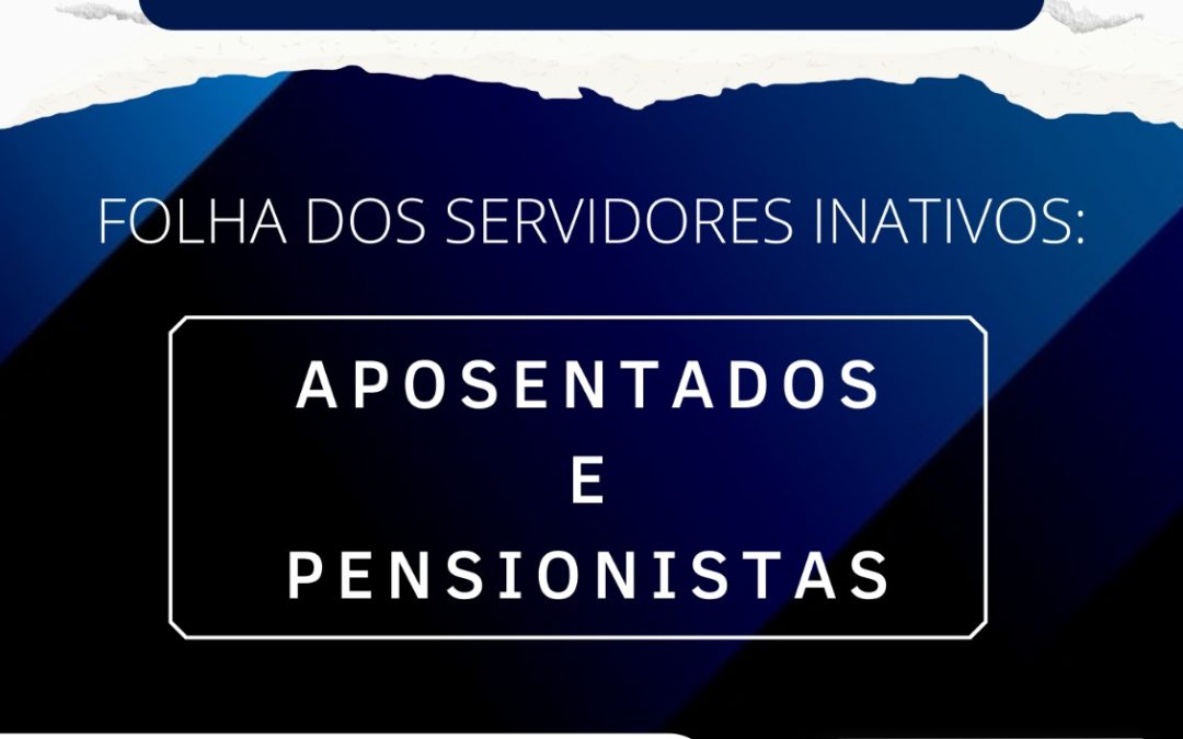 Pagamento em dia Aposentados e Pensionistas do mês de Abril de 2024!